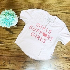 Girls support girls tee